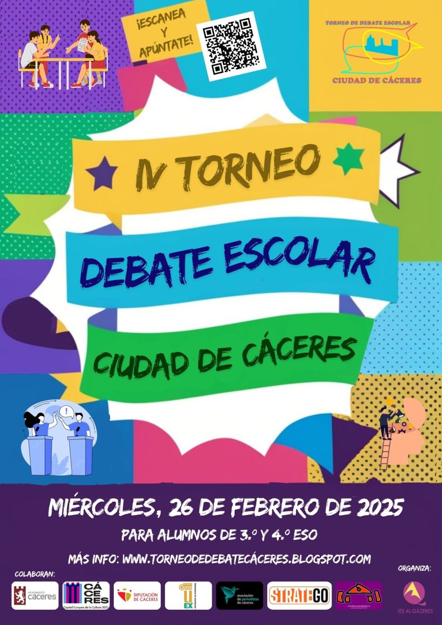 IV TORNEO DE DEBATE ESCOLAR - CIUDAD DE CÁCERES.