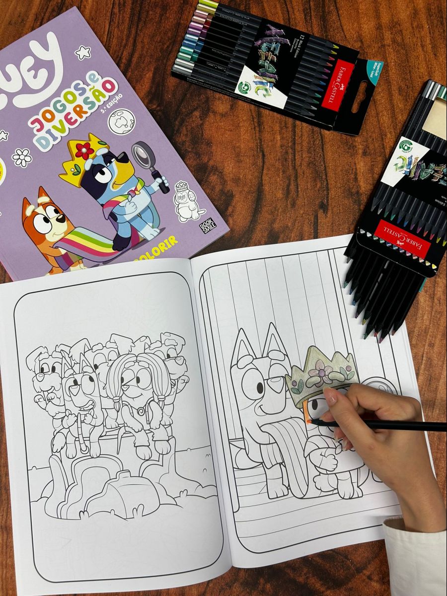 VEM COLORIR COM A BLUEY!