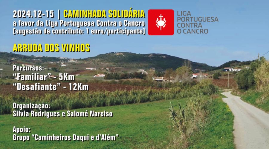 2024.12-15 | CAMINHADA SOLIDÁRIA | Percurso 'Desafiante' 12Km