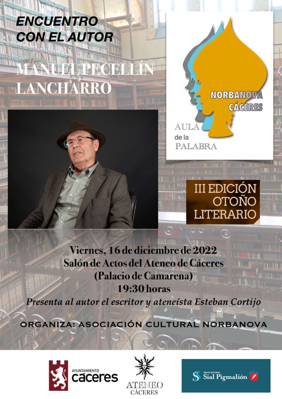 Encuentro con el autor Manuel Pecellín Lancharro | III Edición Otoño Literario