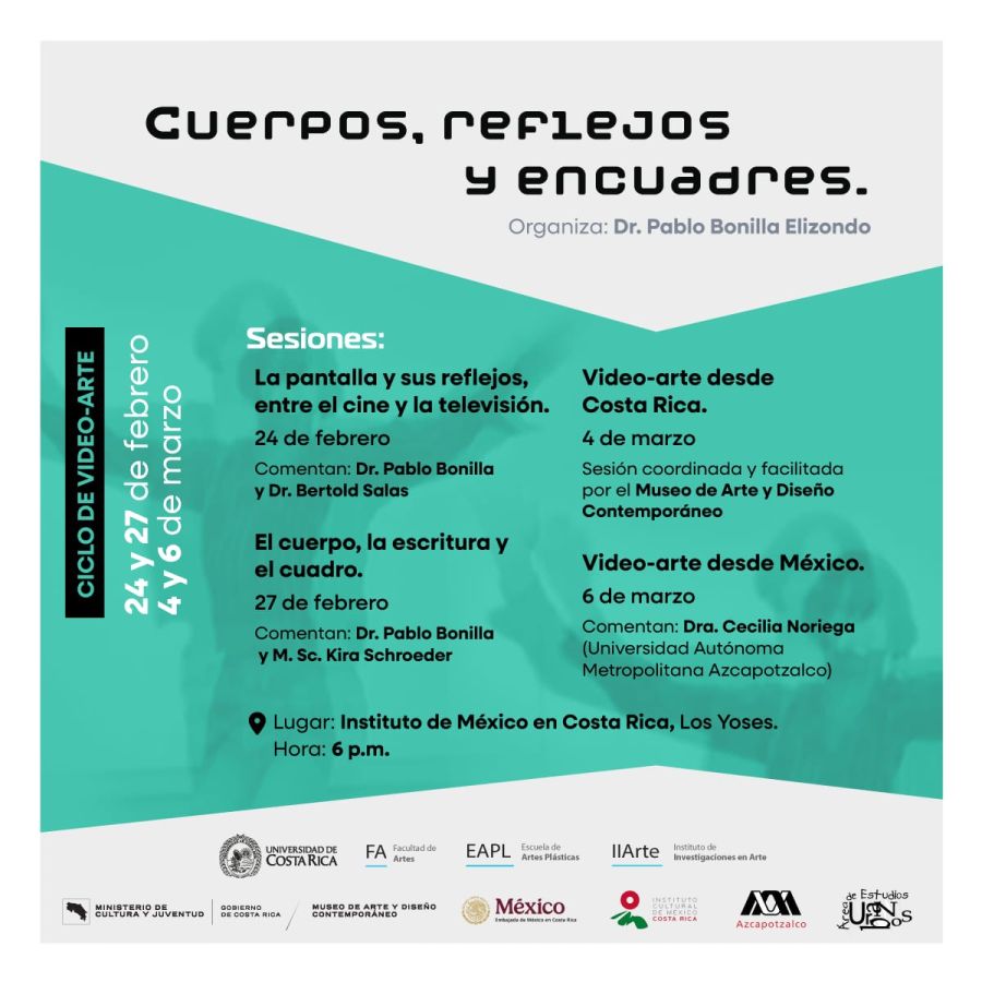 Cuerpos, reflejos y encuadres | Ciclo de Video-arte