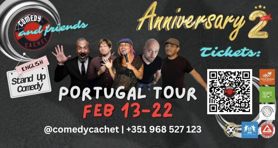 Stand Up Comedy - 2 YEAR ANNIVERSARY - Live in Braga