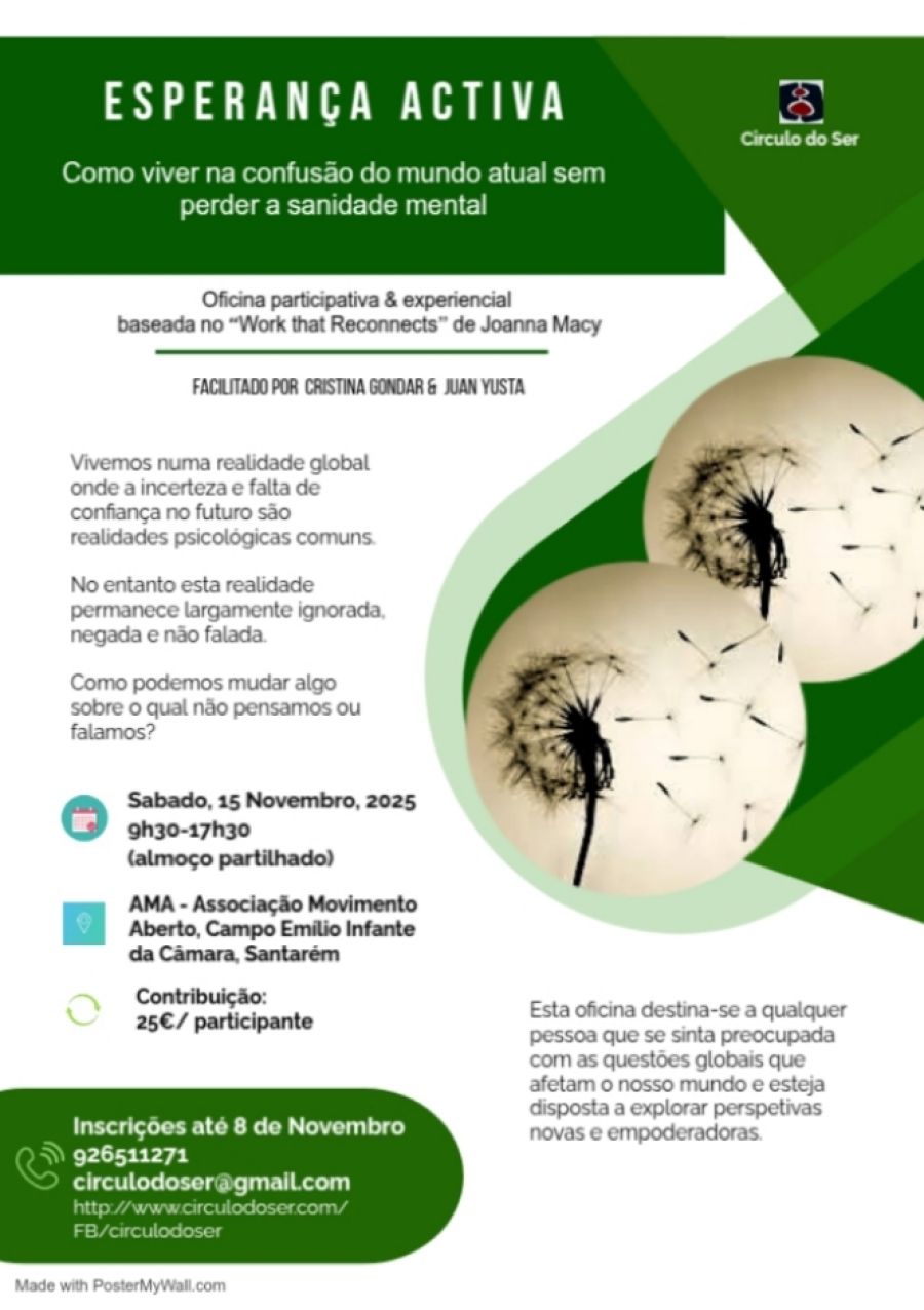 Esperança Ativa - Como viver na confusão do mundo atual sem perder a sanidade mental