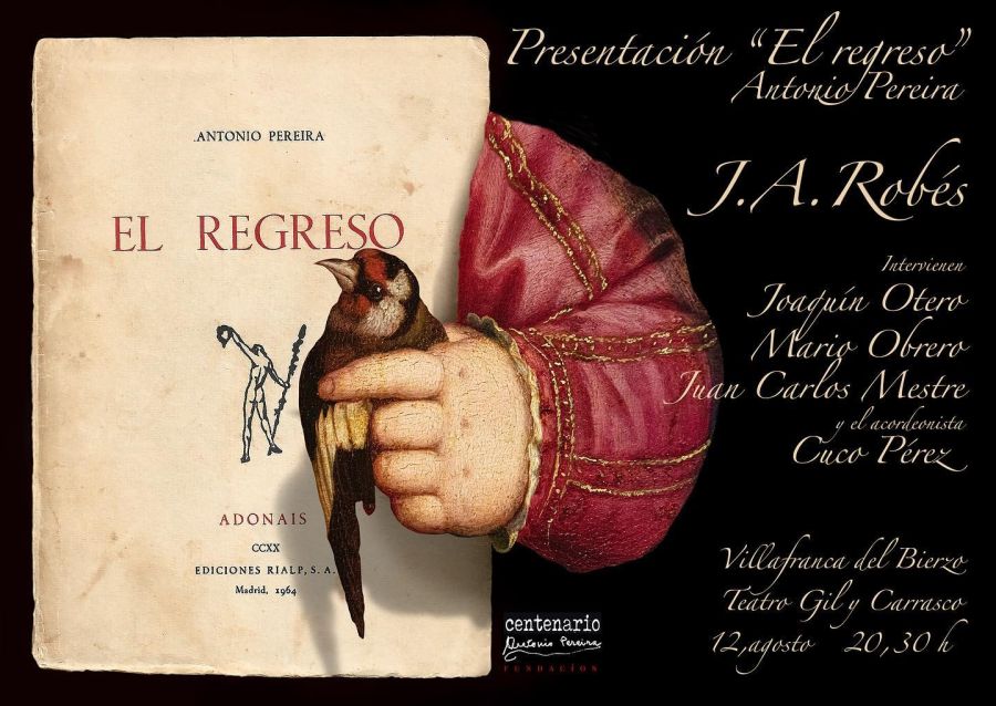 Presentación de la reedición del poemario ‘El regreso’ de Antonio Pereira