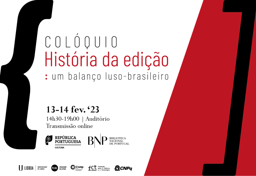 COLÓQUIO História da Edição: um balanço luso-brasileiro