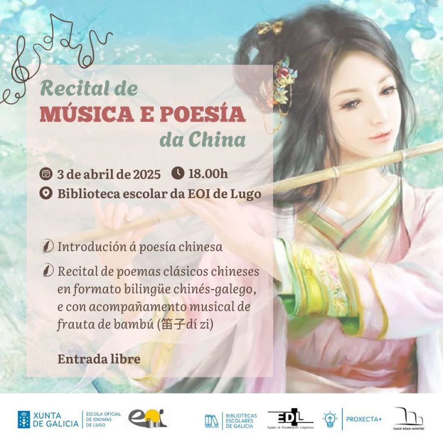 Actividade sobre música e poesía da China