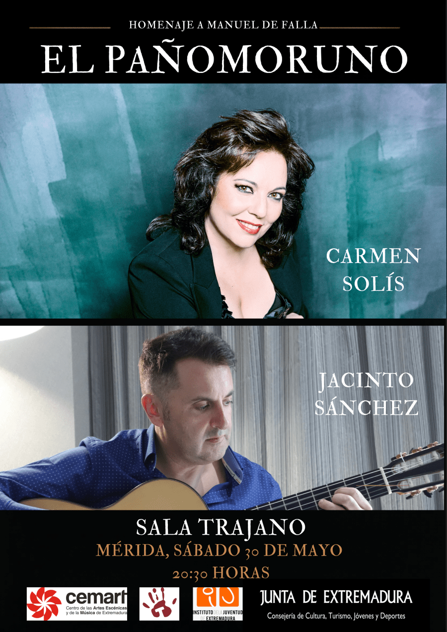 El paño moruno. Homenaje a Manuel de Falla. Carmen Solís - Soprano y Jacinto Sánchez - Guitarra