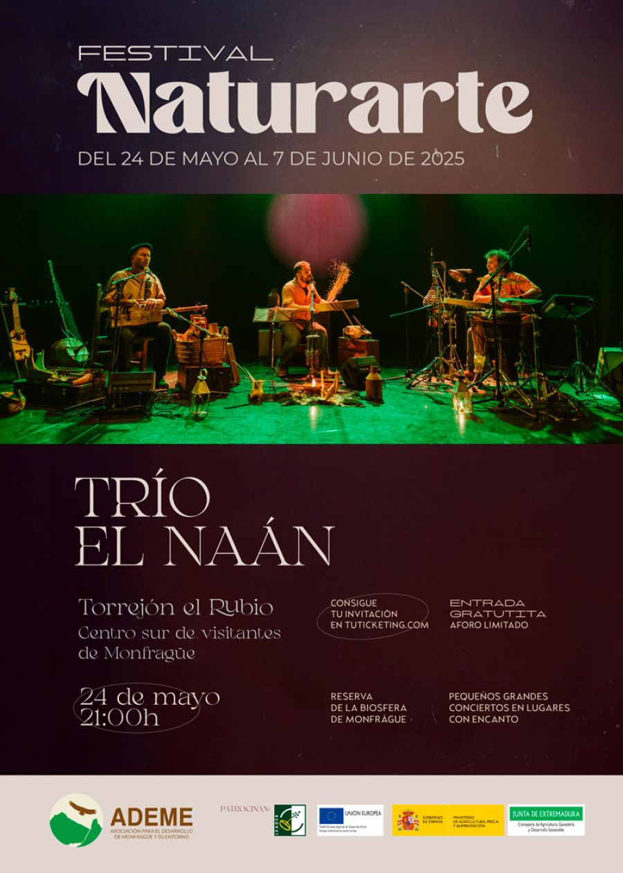 CONCIERTO | El Naán Trío - NATURARTE 2025 