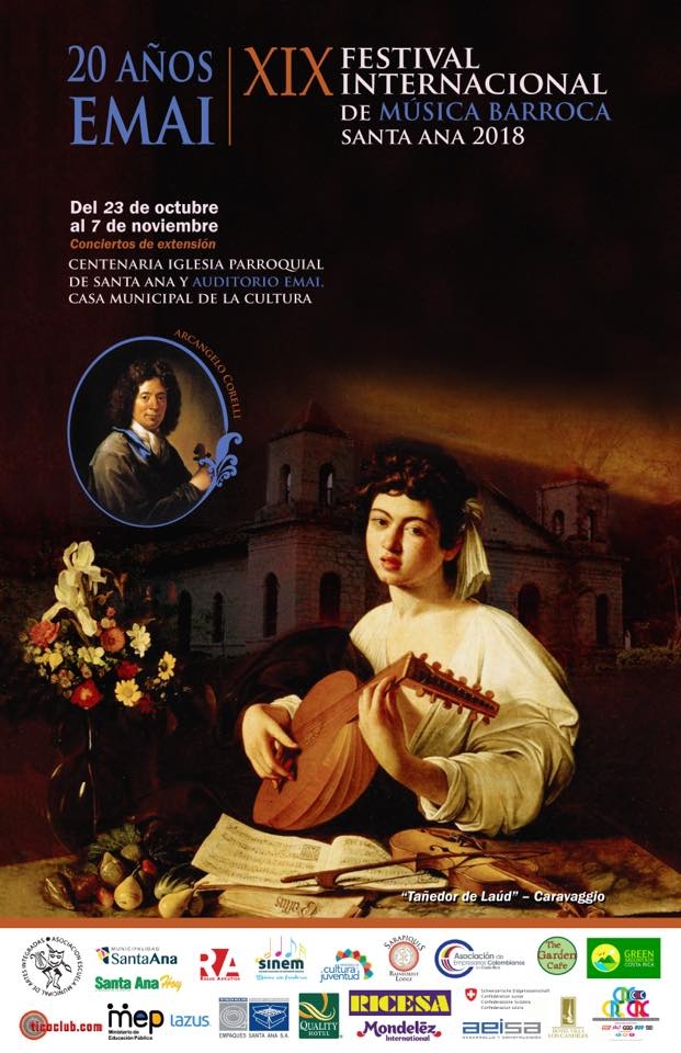 XIX festival internacional de música barroca. Orquesta Filarmónica de Escazú