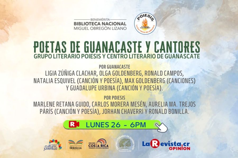 Poetas de Guanacaste y cantores, con el Grupo Literario Poiesis y Centro Literario de Guanacaste