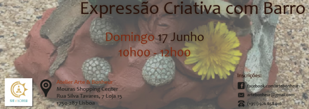 Workshop de Expressão Criativa com Barro