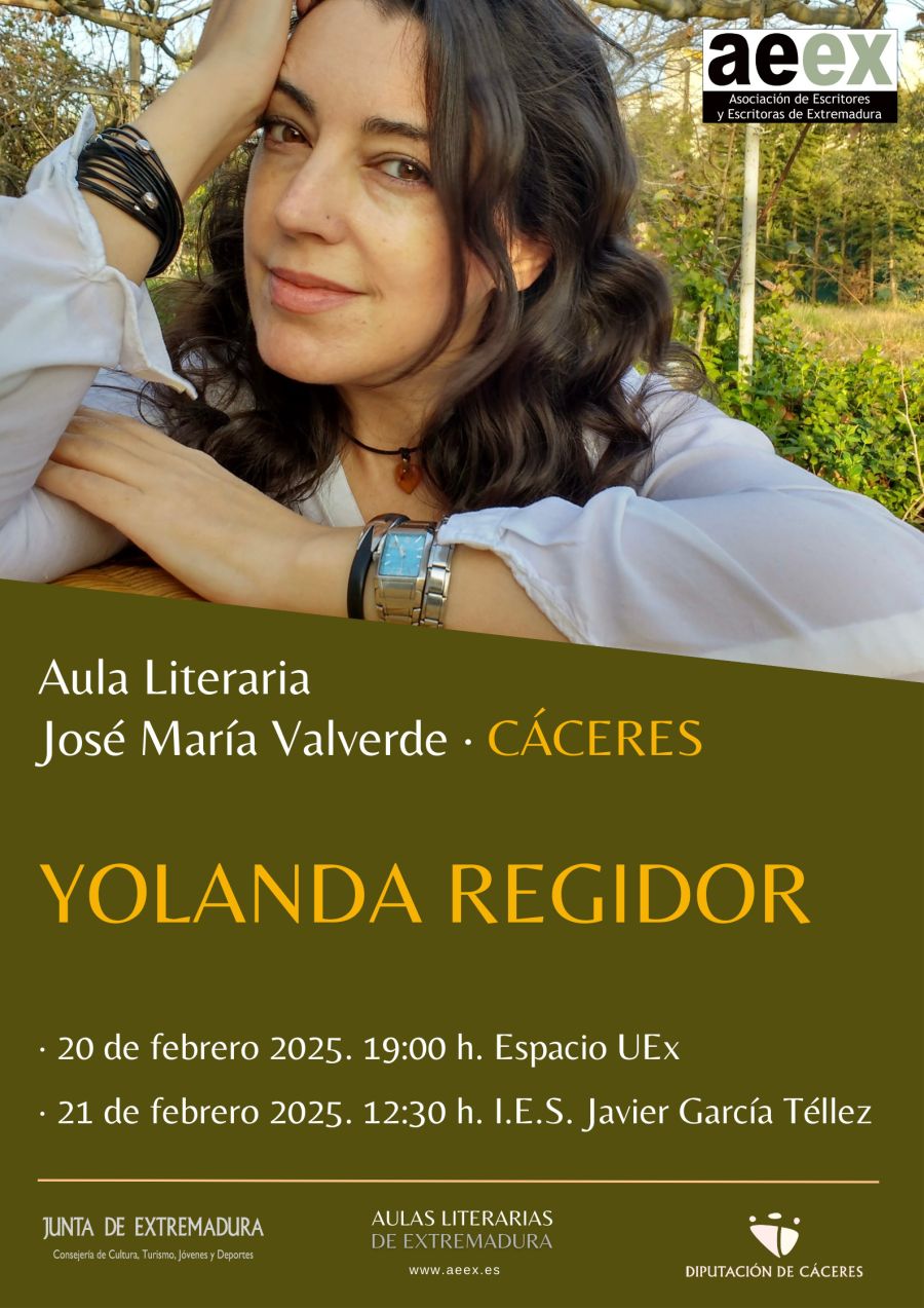 Yolanda Regidor en el Aula 'José María Valverde' de la AEEX