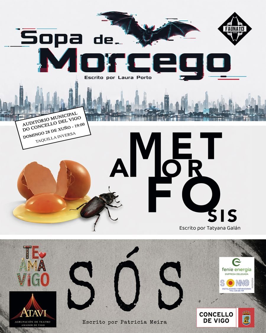 II MOSTRA DE TEATRO AMADOR – Fauna 113 (Sos, Sopa de morcegio e Metamorfosis)