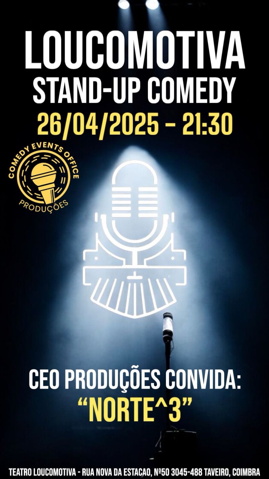 STANDUP COMEDY | Teatro Loucomotiva (2ª Edição)