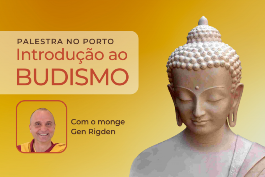Palestra 'Introdução ao Budismo' com o monge Gen Rigden