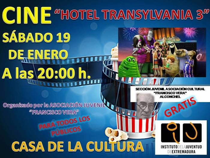 Cine 'Hotel Transylvania 3' || Casa de Cultura de Alconchel