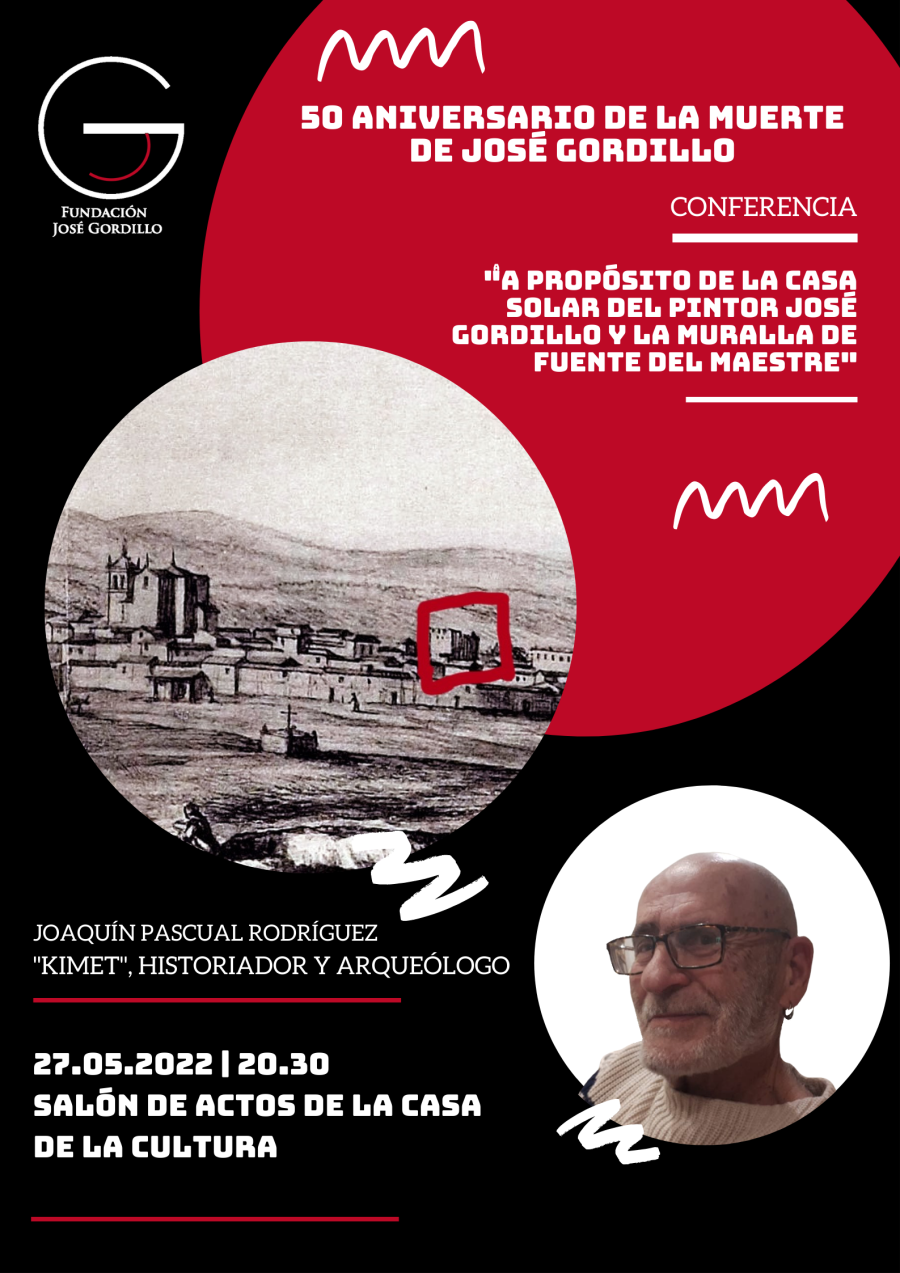 Conferencia 'A propósito de la casa solar del pintor José Gordillo y la muralla de Fuente del Maestre'