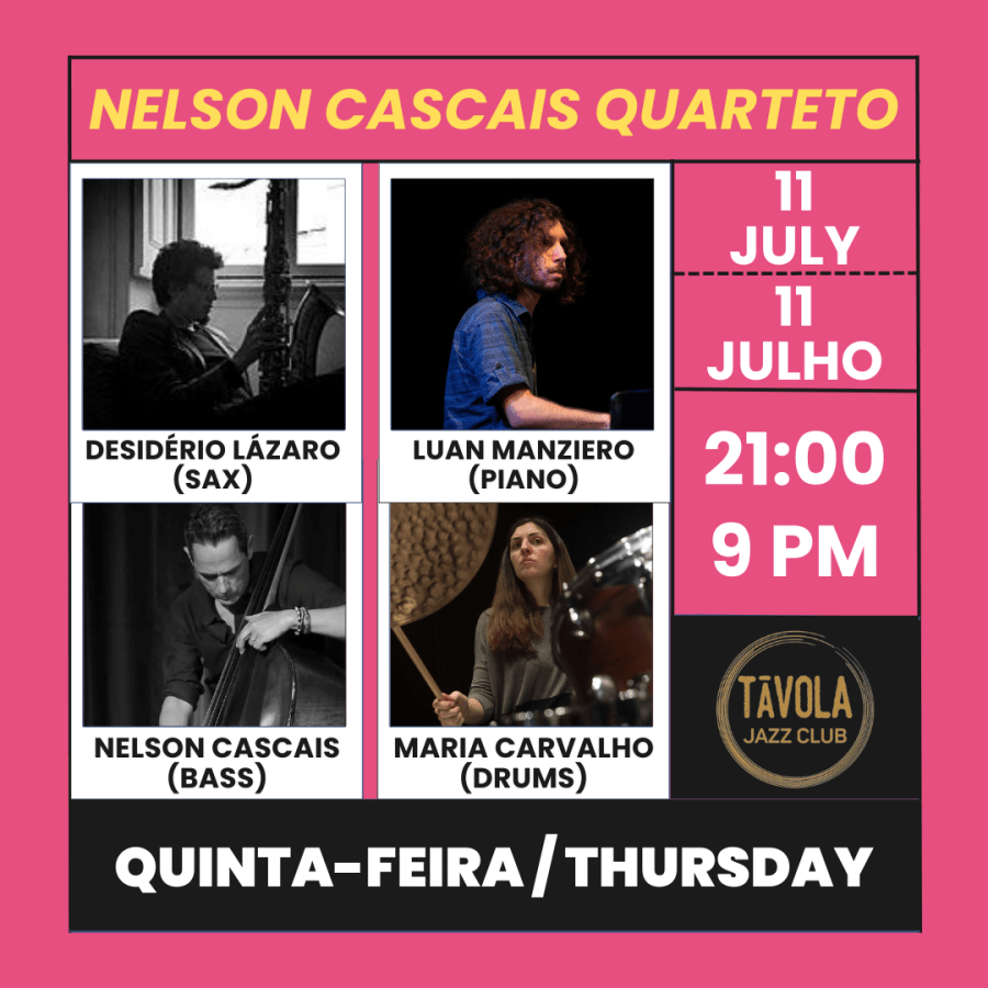 Nelson Cascais Quarteto - Live Jazz no Távola Jazz Club