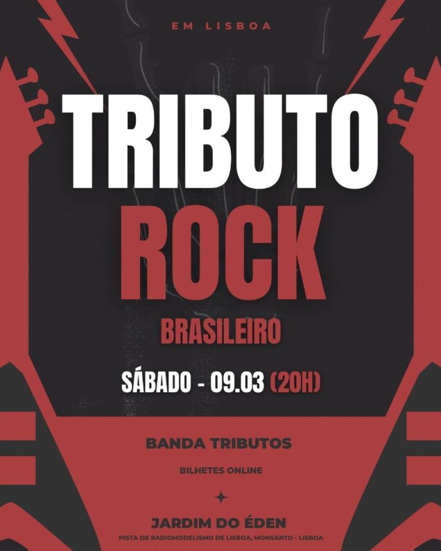 TRIBUTO ROCK BRASILEIRO EM LISBOA!