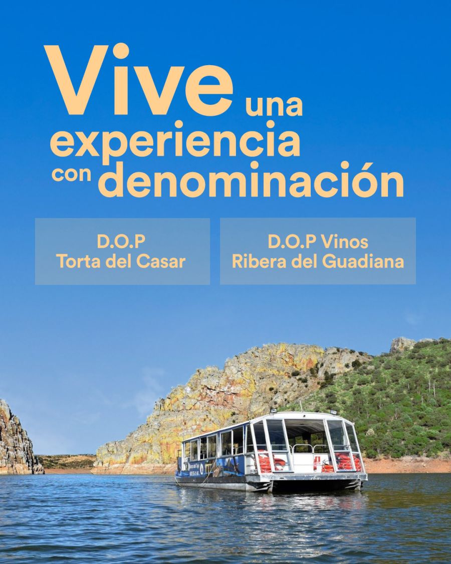 Crucero con Denominación: DOP Torta del Casar + DOP Vinos Ribera del Guadiana - Ruta: Salto de la Rana