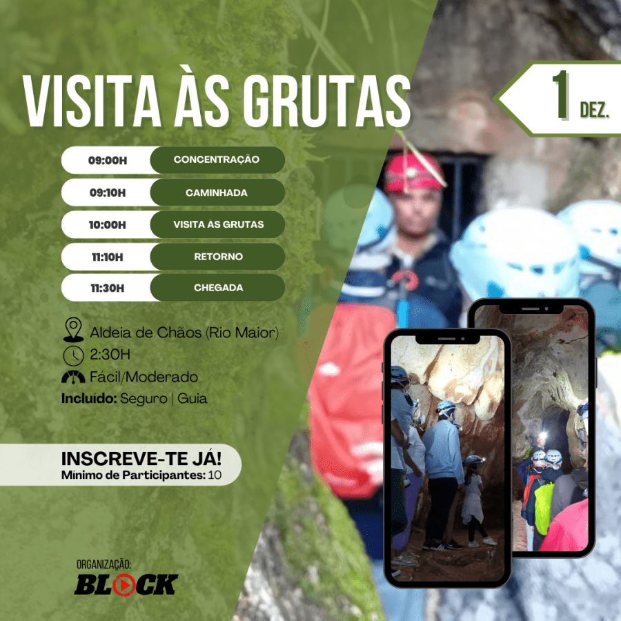 OESTE AVENTURA - Visita às Grutas