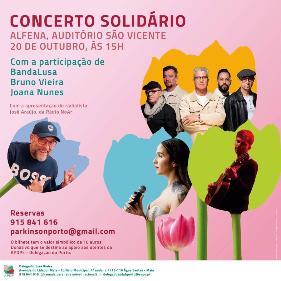 Concerto Solidário Associação Portuguesa de Parkinson - Delegação Porto  