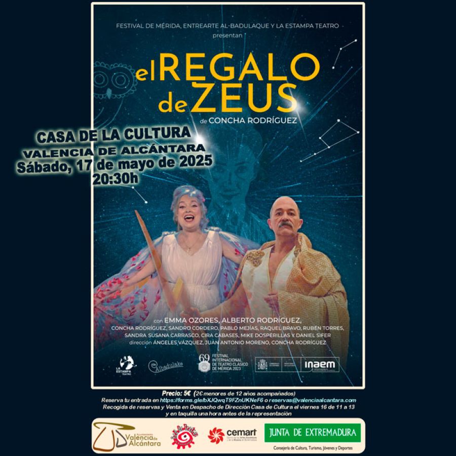 Teatro | EL REGALO DE ZEUS de Concha Rodríguez