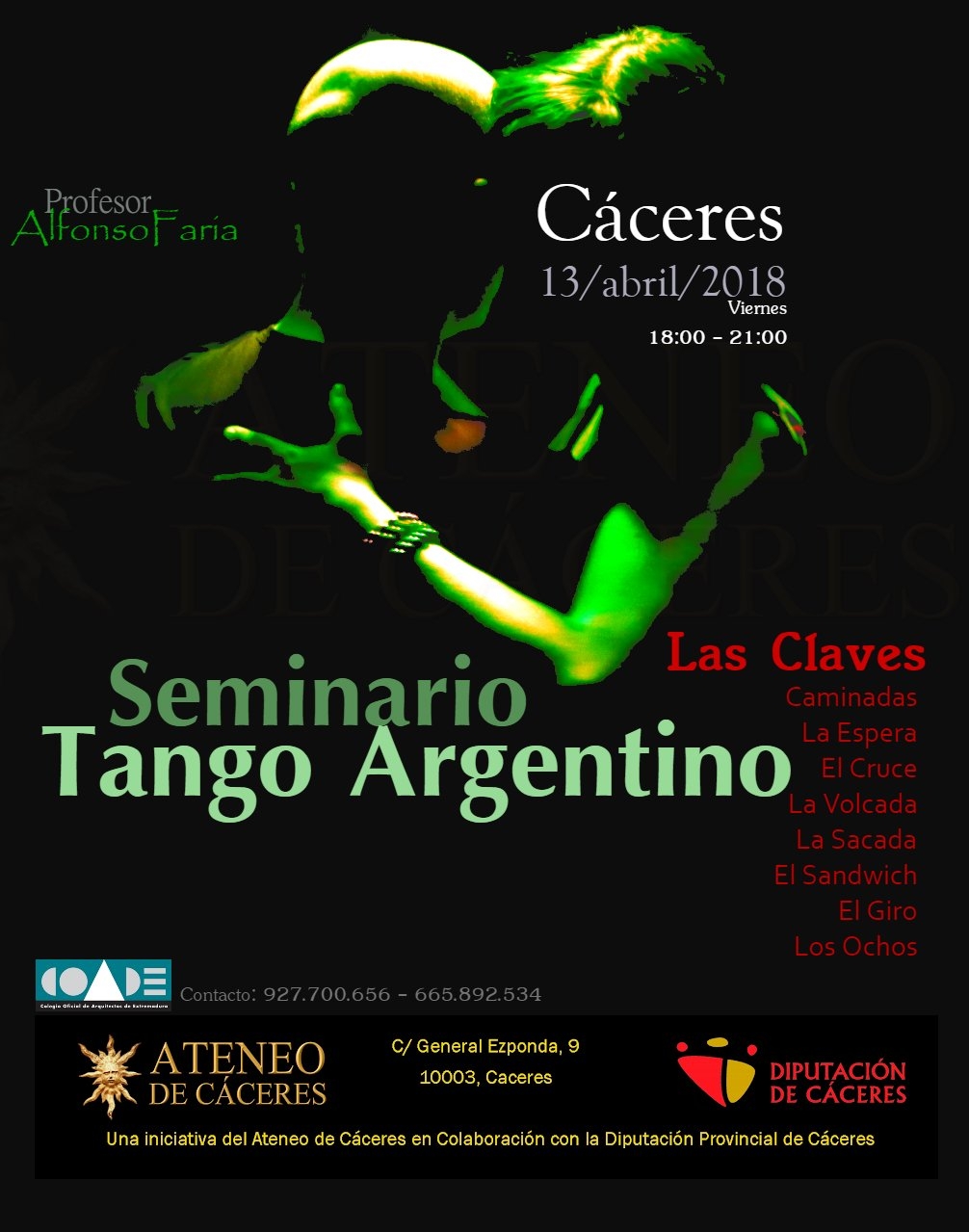 Seminario Tango Argentino en Cáceres