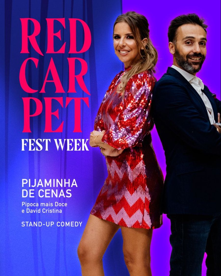 RED CARPET FEST WEEK - PIJAMINHA DE CENAS COM A PIPOCA MAIS DOCE E DAVID CRISTINA 
