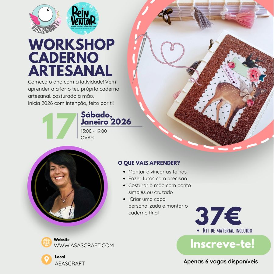 Oficina Caderno artesanal