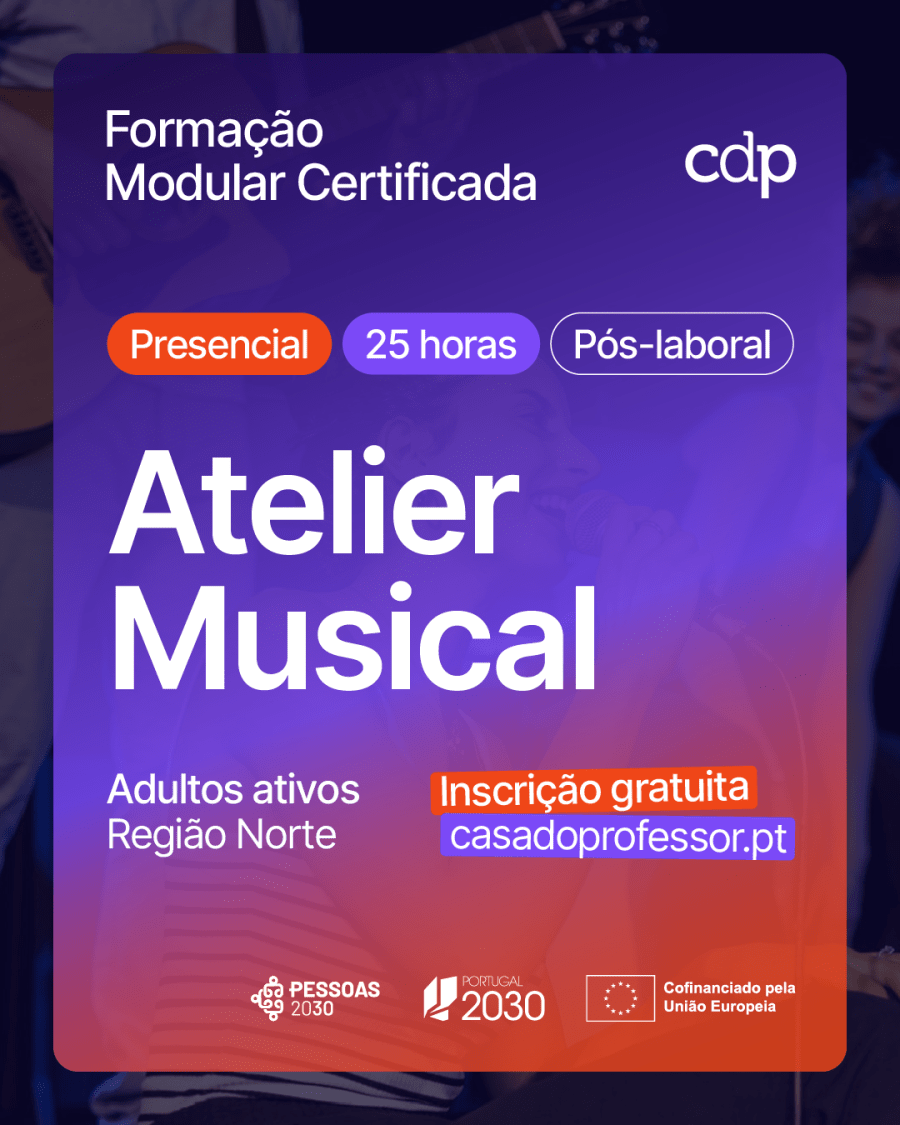 Formação gratuita: Atelier Musical