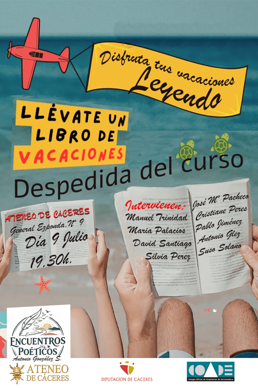 La poesía despide el curso invitando a viajar con la lectura este verano