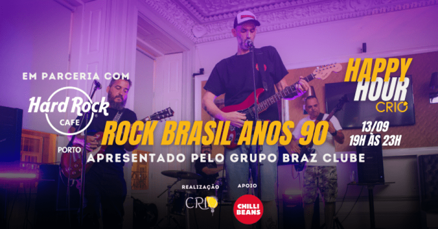 ROCK BRASIL ANOS 90 com Braz Clube