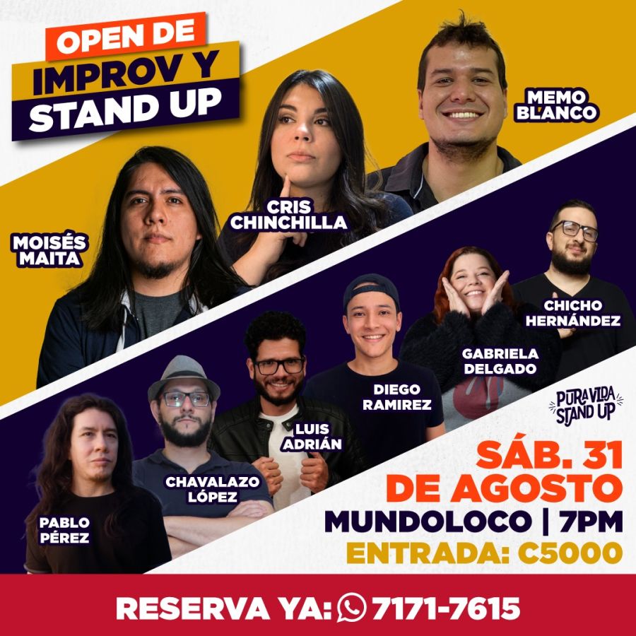 Open de Stand Up y Open de Improv