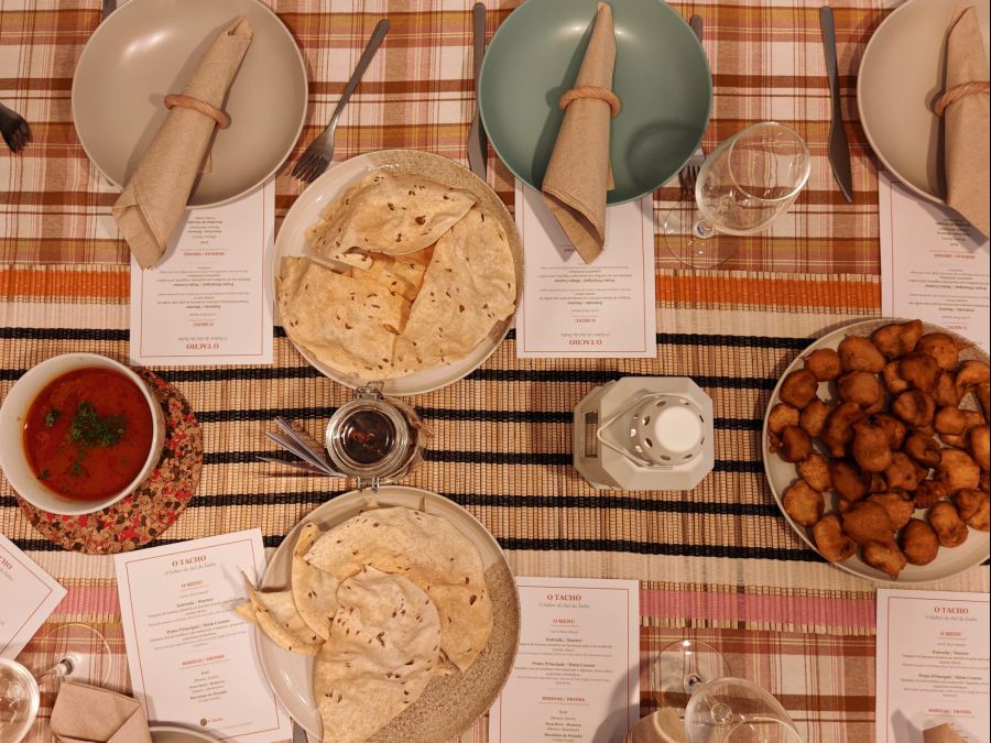 Almoço Tradicional Sul Indiano no Porto (Casa da Horta)