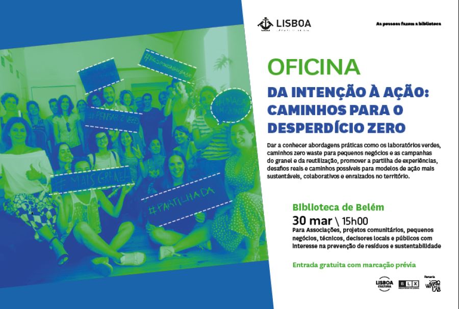 Oficina destinada a pequenos negócios, associações e todas as pessoas interessadas em sustentabilidade