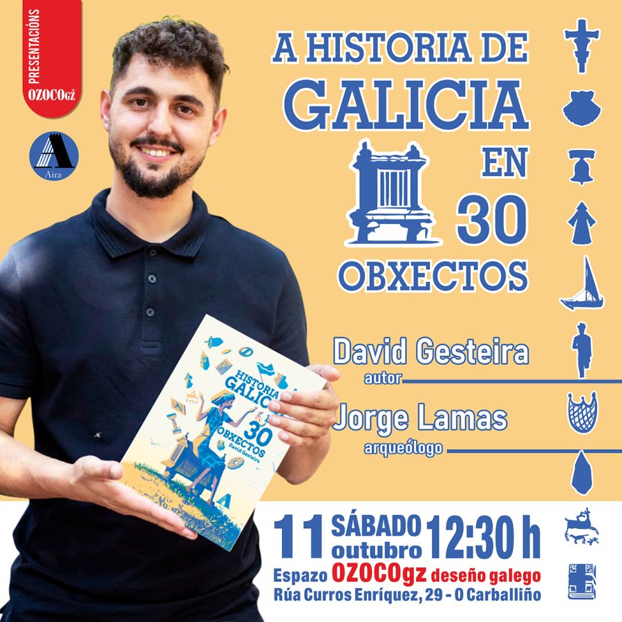 Presentación de A HISTORIA DE GALICIA EN 30 OBXECTOS