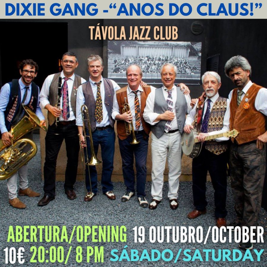 Dixie Gang - 'Anos do Claus' - Live Jazz no Távola Jazz Club