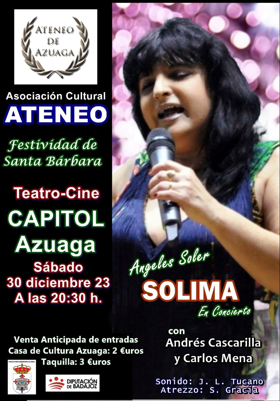 Solima en el Teatro Cine Capitol de Azuaga