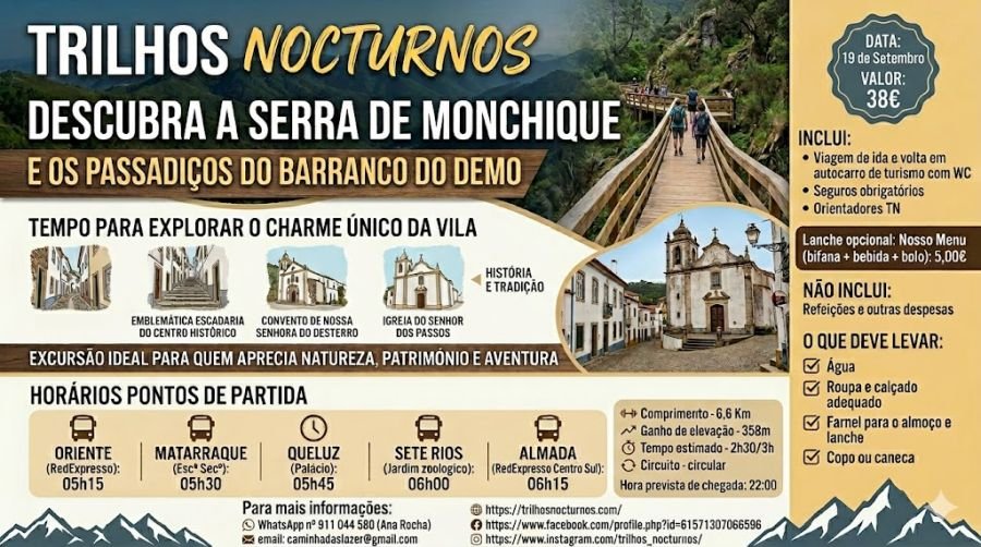 Serra de Monchique e os Passadiços do Barranco do Demo