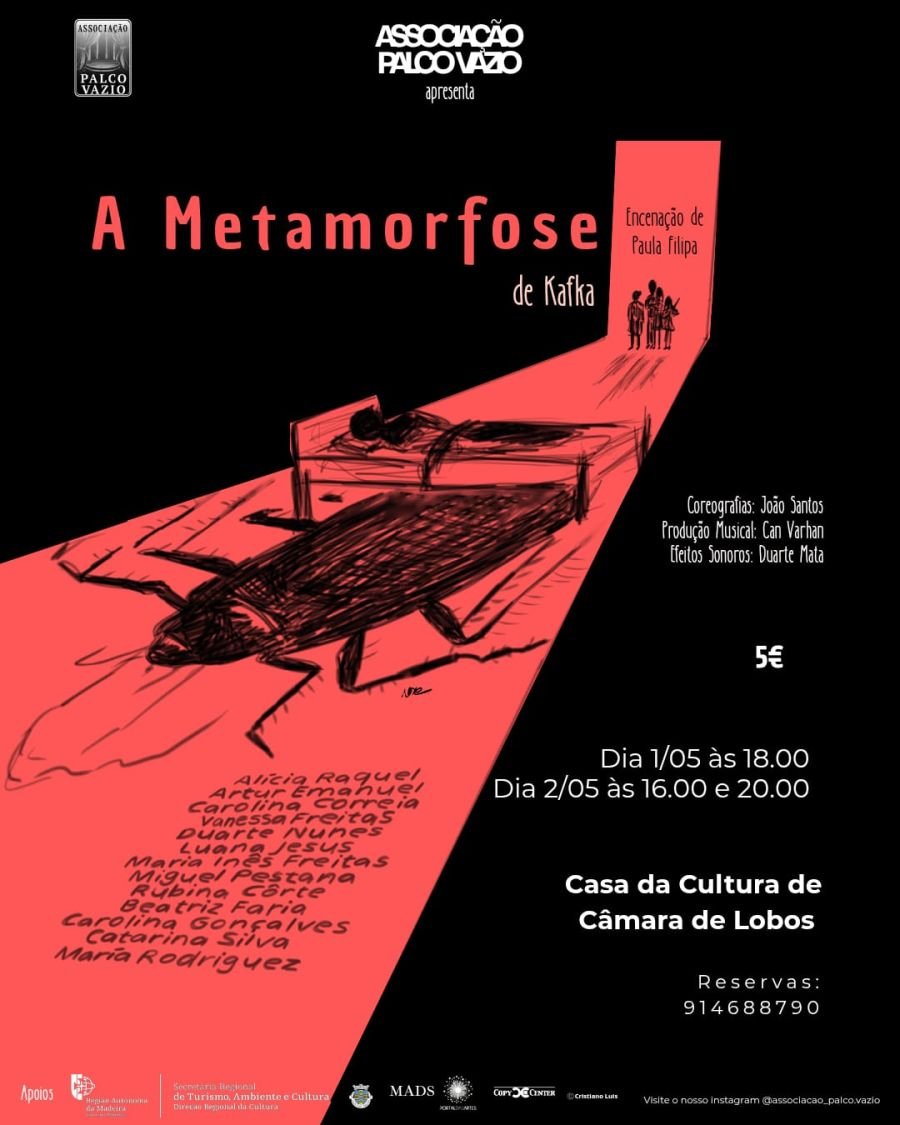 Espetáculo 'A Metamorfose', a partir de Kafka
