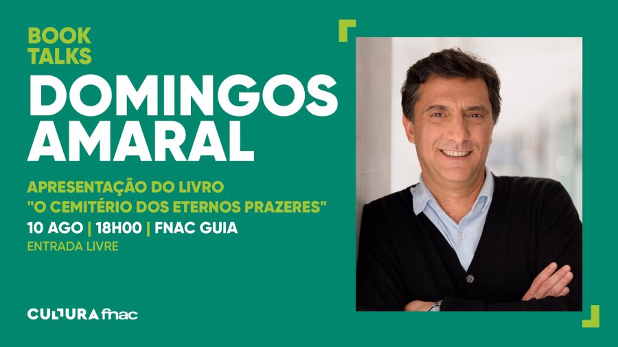 Domingos Amaral Apresentação do livro 'O Cemitério dos Eternos Prazeres'