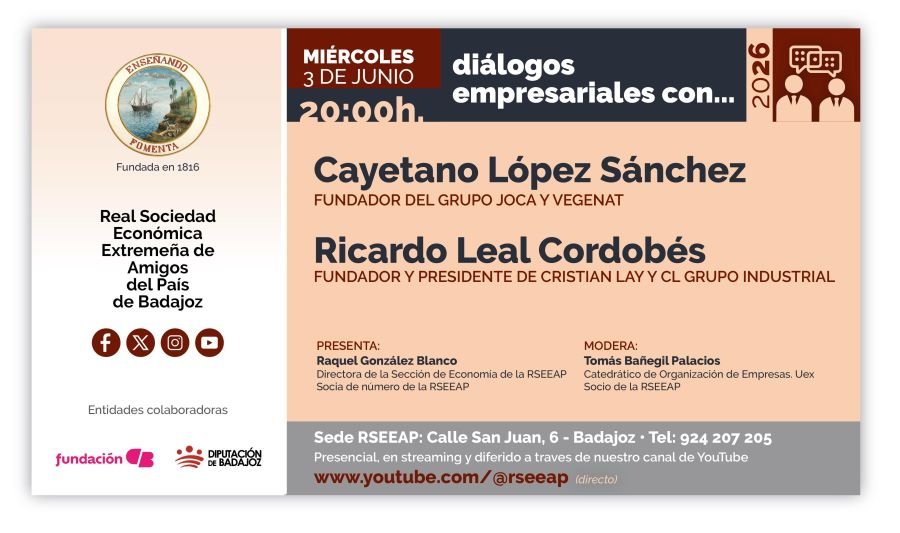 “DIÁLOGOS EMPRESARIALES CON...” Cayetano López Sánchez y Ricardo Leal Cordobés