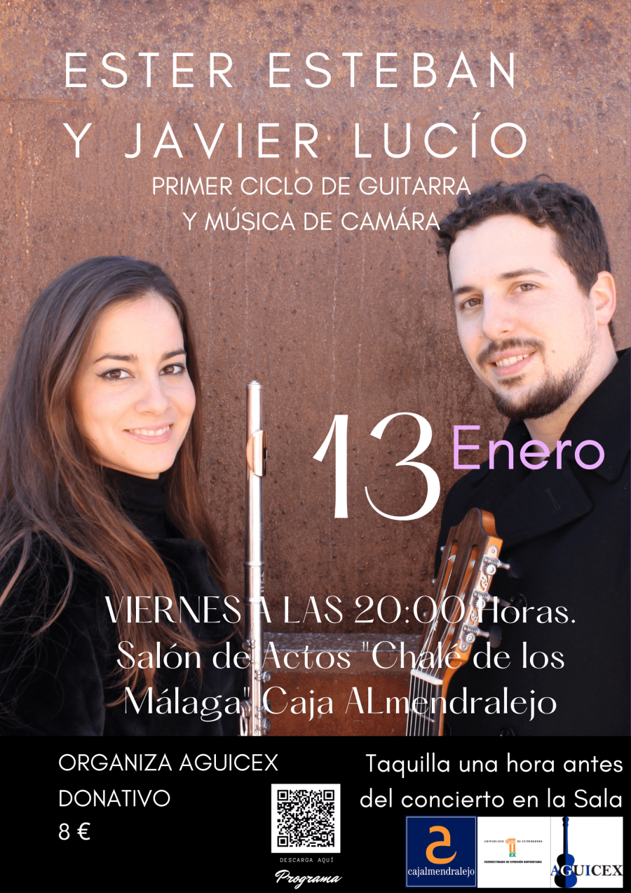 CONCIERTO DE FLAUTA Y GUITARRA. ESTER ESTEBAN Y JAVIER LUCÍO