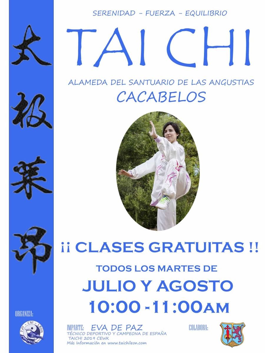 Clases gratuitas de Taichi en Cacabelos
