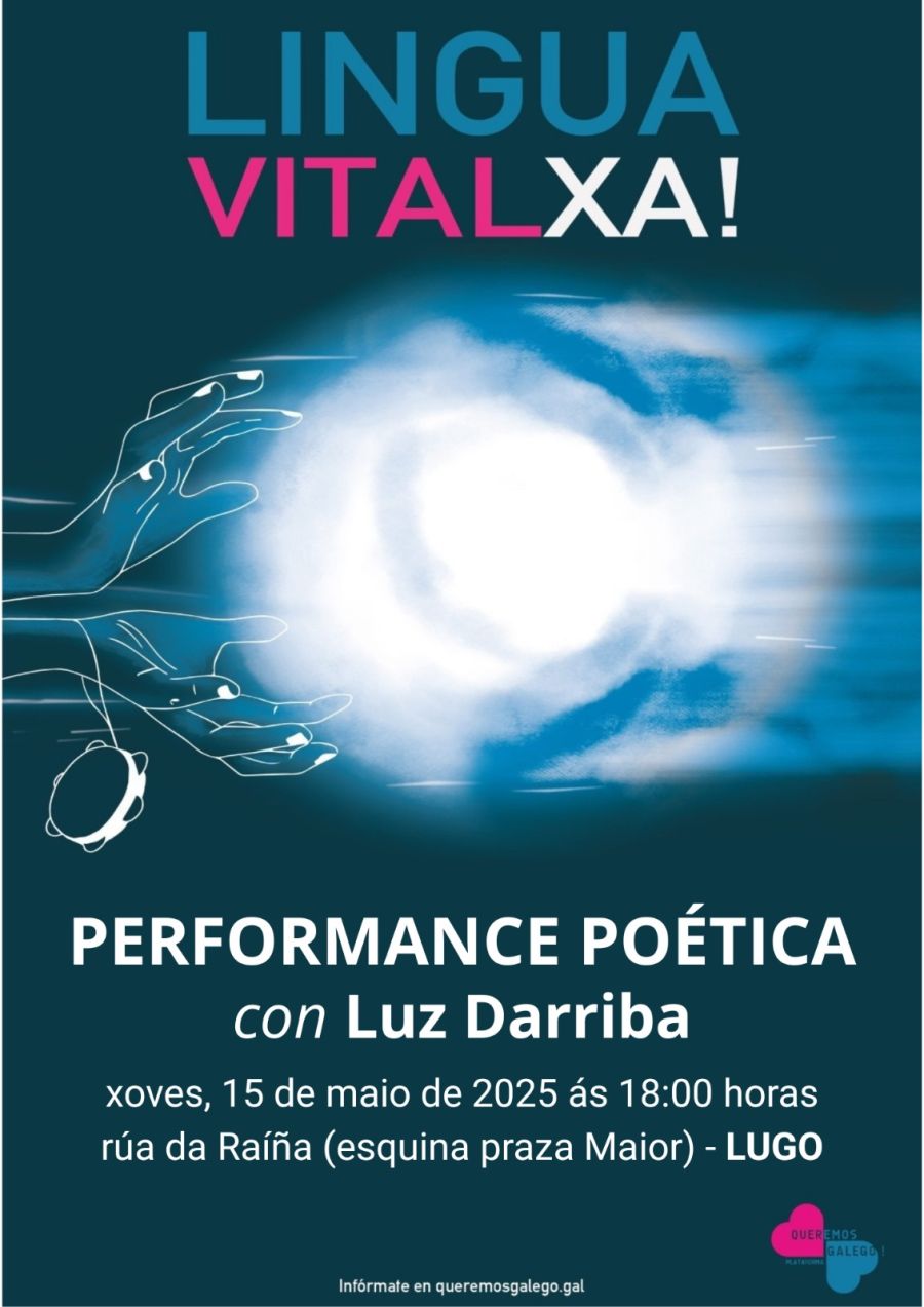 Performance poética con Luz Darriba
