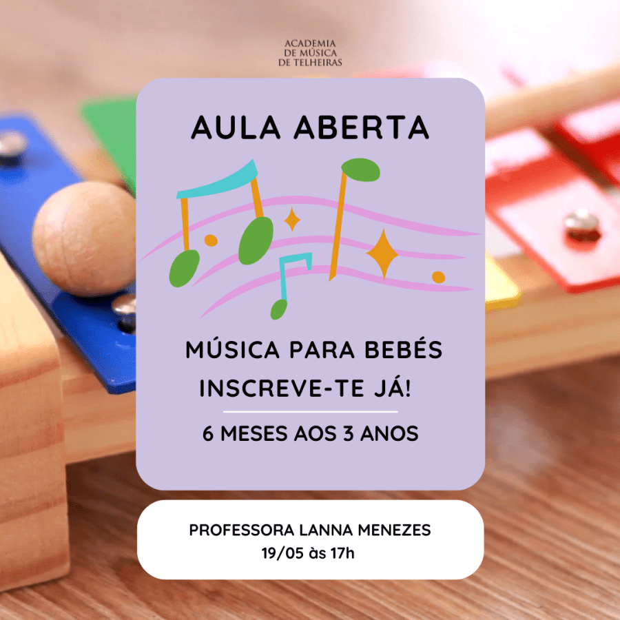 Aula Aberta: Música para Bebés na Academia de Música de Telheiras