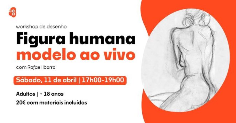 Workshop de Desenho | Figura Humana com Modelo ao Vivo