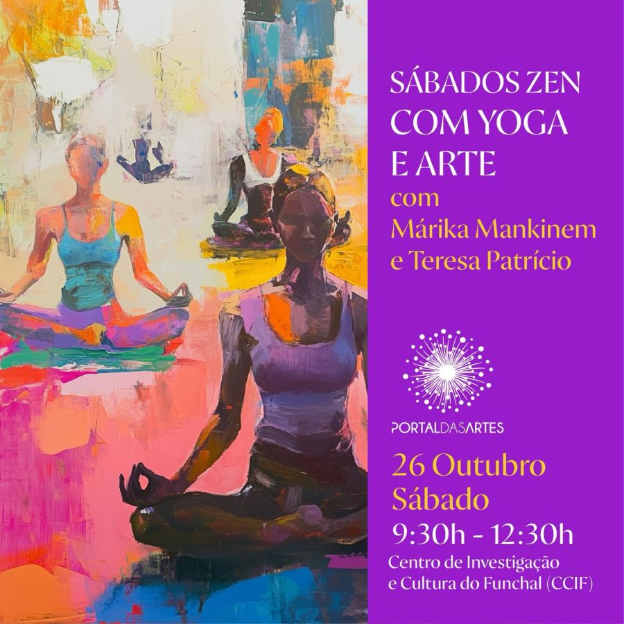 Sábados zen com yoga e arte