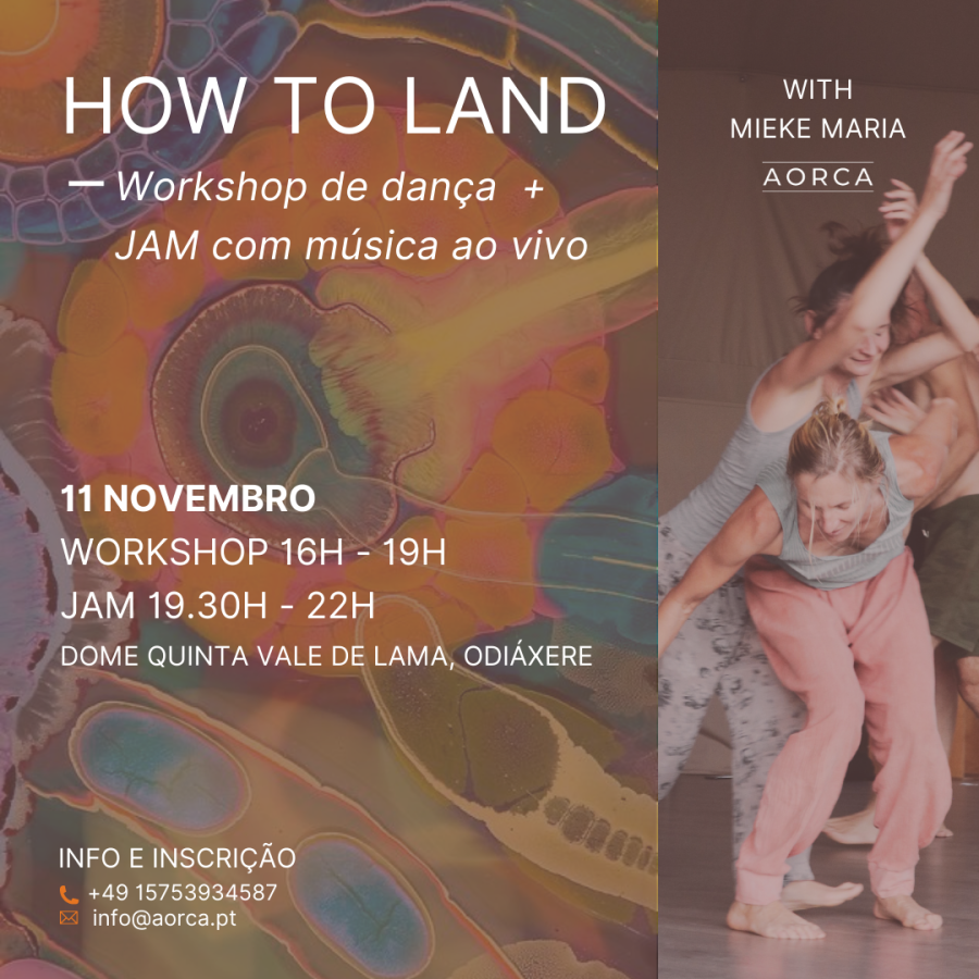 HOW TO LAND - workshop + música ao vivo